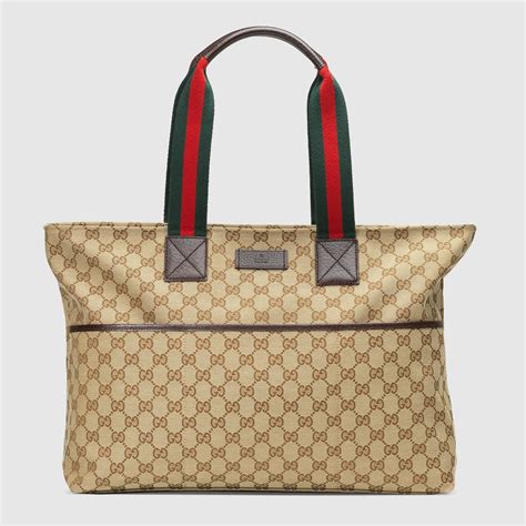 gucci diaper bag brown|authentic Gucci diaper bag tote.